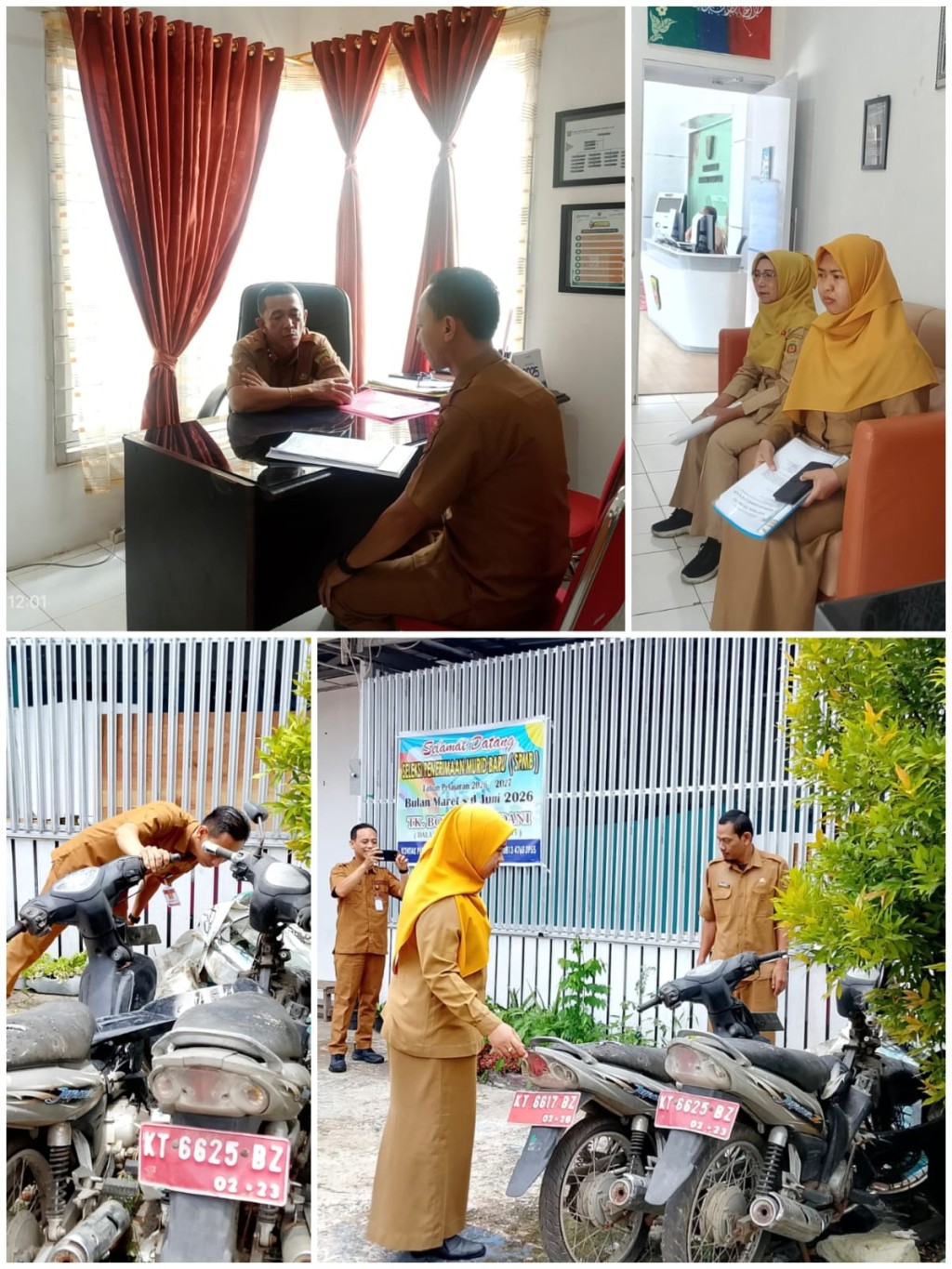 Peninjauan dan Penelitian lapangan oleh tim dari BPKAD Kota Samarinda terkait usulan permohonan penghapusan BMD (Kendaraan Bermotor) Rusak Berat