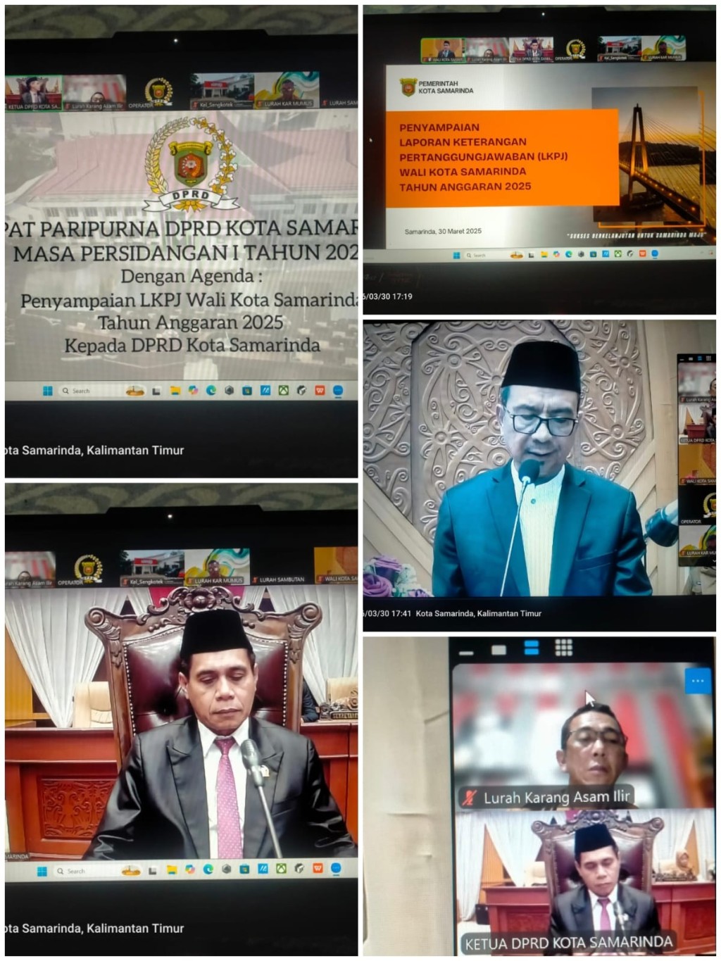 Rapat Paripurna DPRD Kota Samarinda