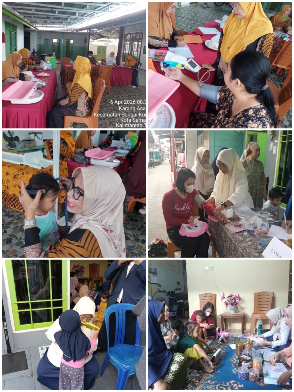 Pelaksanaan Pelayanan Kesehatan di Posyandu Anggrek Ungu dan Posyandu Suplir Kelurahan Karang Asam Ilir.