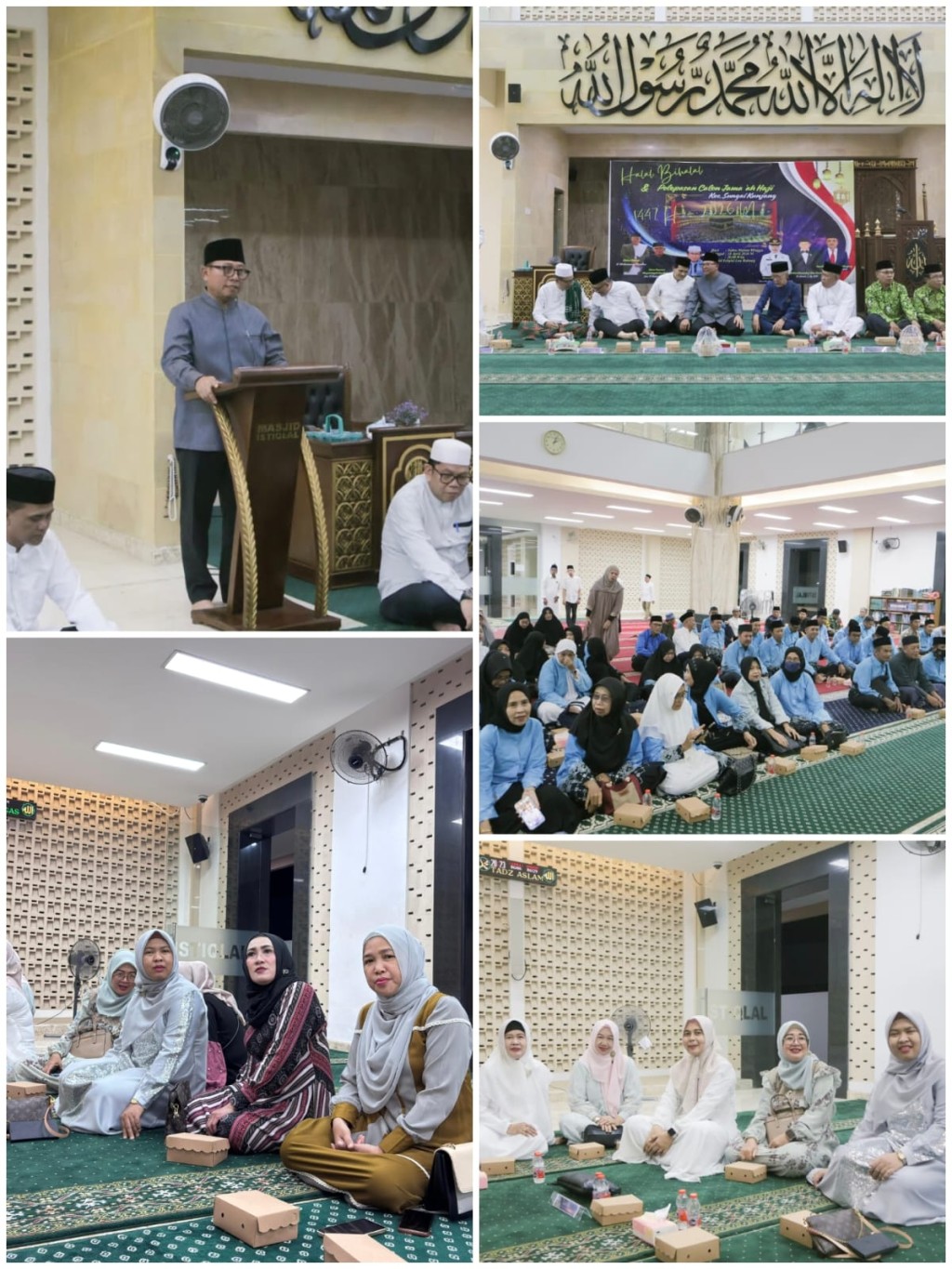 Halal Bi Halal dan Pelepasan Calon Jema'ah Haji Kecamatan Sungai Kunjang