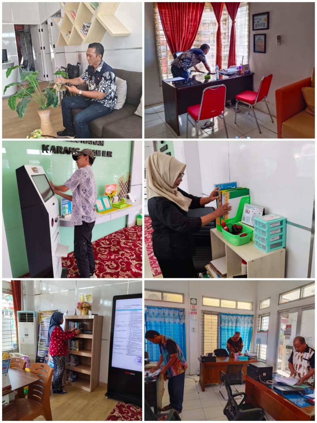 Pelaksanaan Gerakan Indonesia ASRI (Aman, Sehat, Resik, Indah) di Kelurahan Karang Asam Ilir