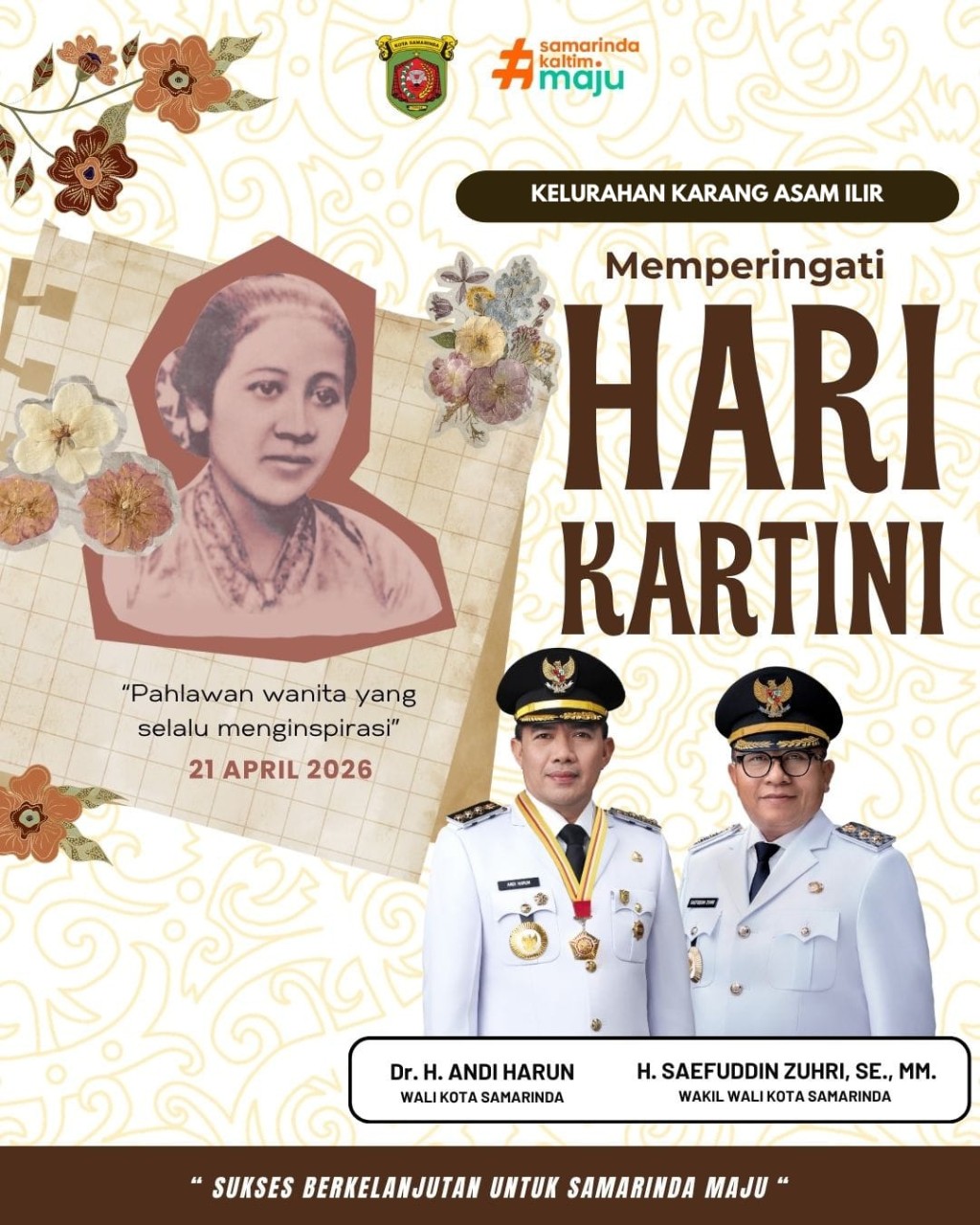 Semangat Kartini adalah tentang keberanian perempuan untuk bermimpi, belajar, dan melangkah maju. Mari terus melangkah dengan percaya diri, tumbuh dan berkembang tanpa batas.