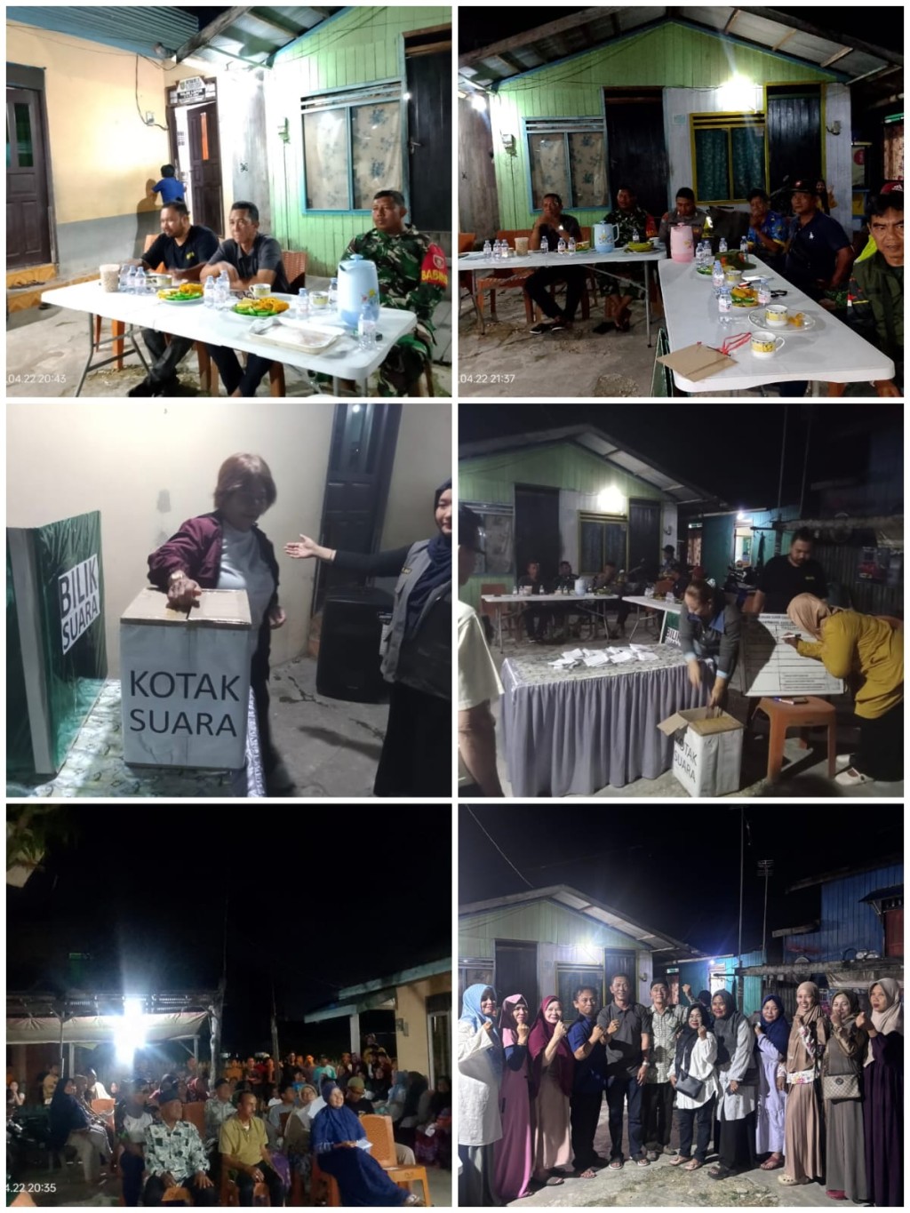 Pemilihan Ketua RT. 17 Kelurahan Karang Asam Ilir.