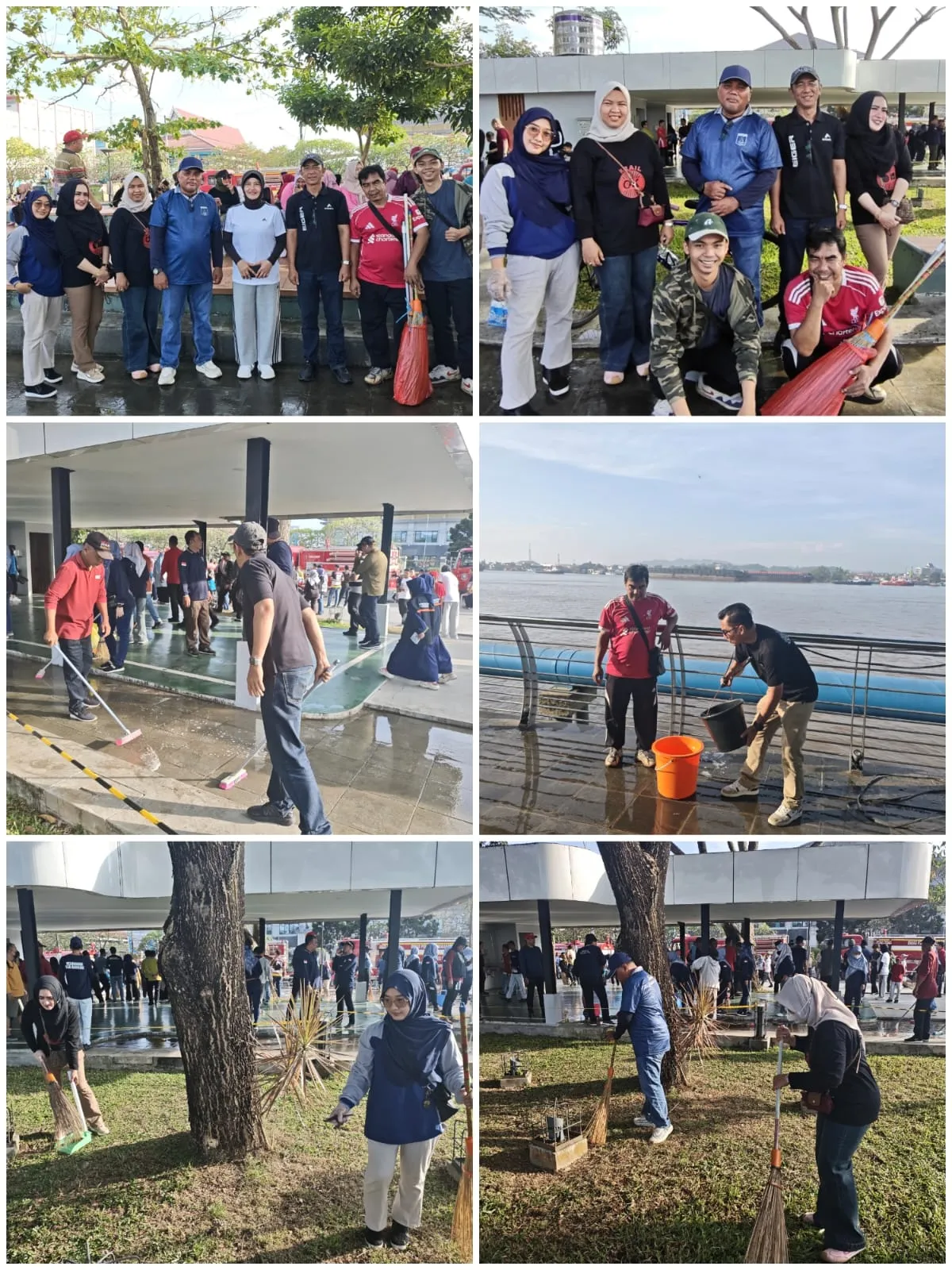Gotong Royong Teras Samarinda