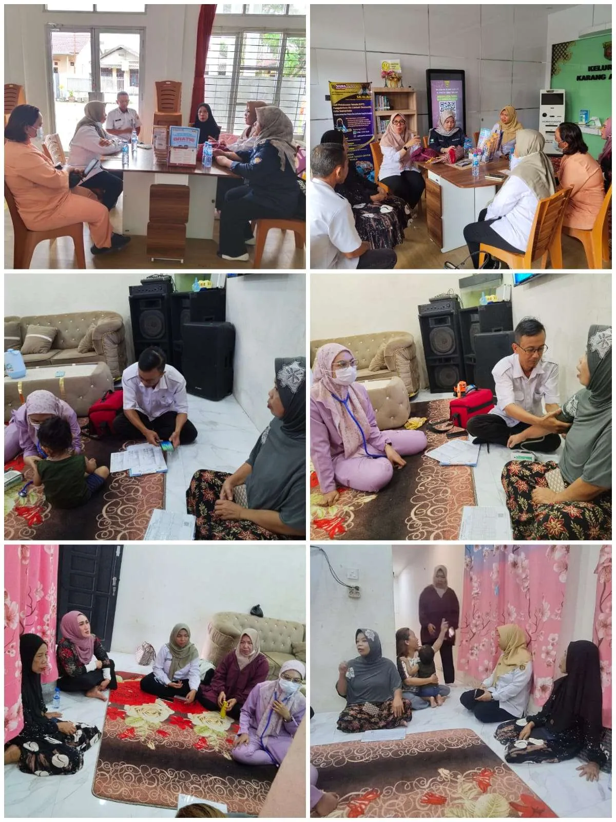 Fasilitasi pemeriksaan kesehatan dan screening lingkungan 
