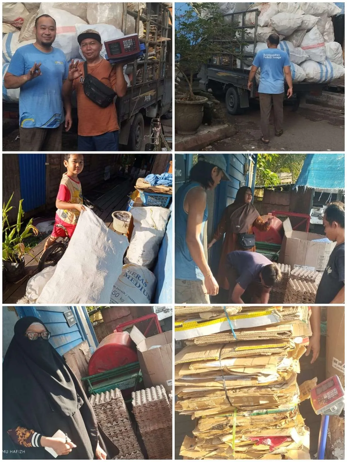  Kegiatan penjualan hasil pengumpulan sampah