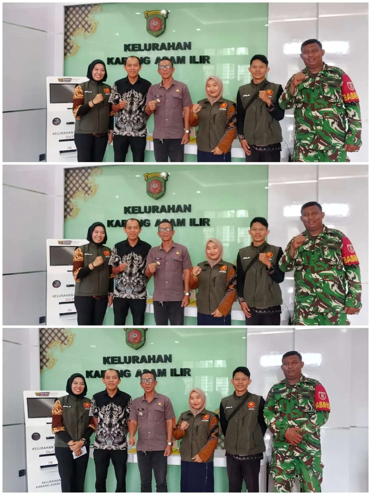Koordinasi Peningkatan Peran Satlinmas tentang Kondusifitas Penyelenggaraan Trantibumlinmas oleh Tim dari Satpol PP Kota Samarinda