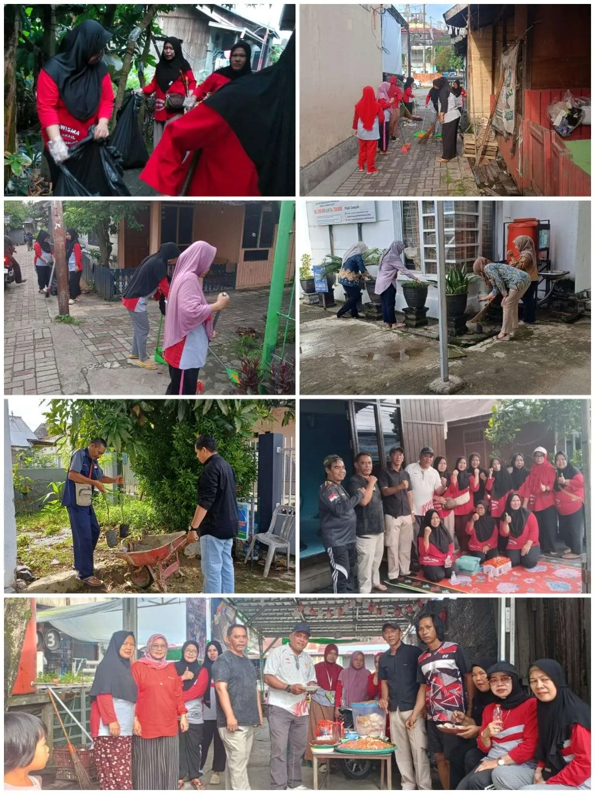 Pelaksanaan Gerakan Indonesia ASRI (Aman, Sehat, Resik, Indah) di Kelurahan Karang Asam Ilir