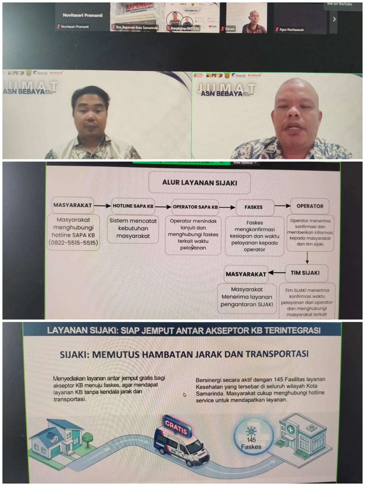 Zoom Meeting ASN Bebaya "Transformasi Keluarga Berkualitas bersama SAPA KB"