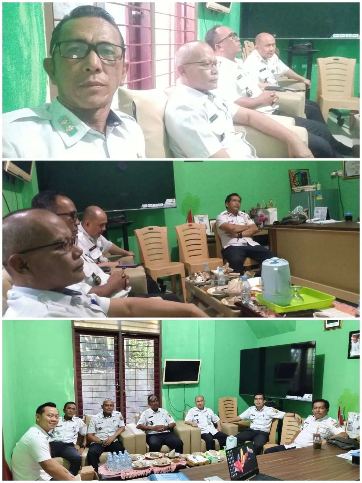 Rapat Koordinasi Lurah Se Kecamatan Sungai Kunjang yang dipimpin Plh. Camat Sungai Kunjang