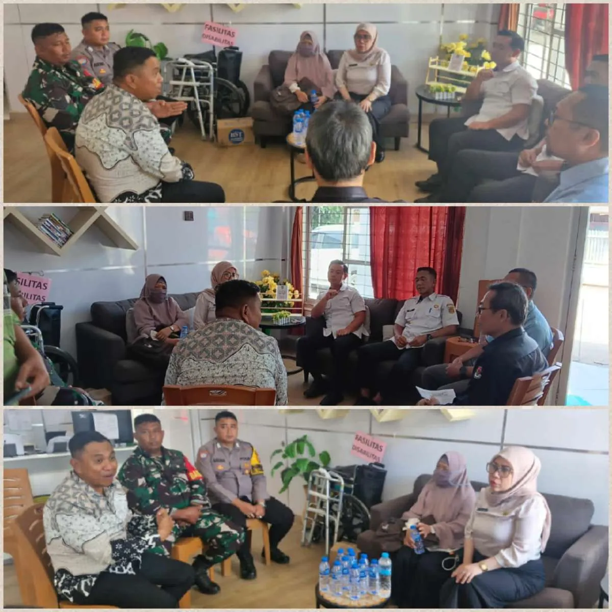 Rapat Koordinasi dengan Dinas Koperasi sebelum Pelaksanaan Rapat Anggota Tahunan (RAT) Koperasi Kelurahan Merah Putih Karang Asam Ilir