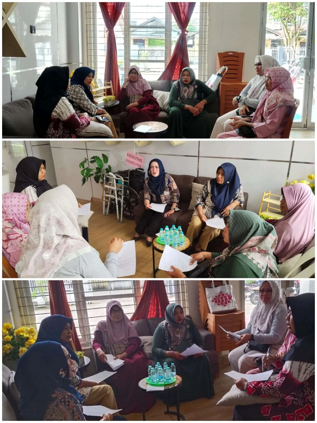 Koordinasi dengan Ketua Dasa Wisma RT. 21 sampai dengan RT. 30 mengenai Pelaksanaan Program Kerja dan validasi data warga