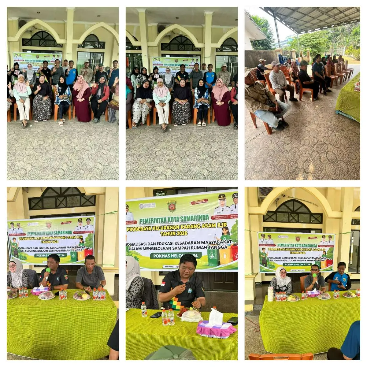 Pelaksanaan Sosialisasi dan Edukasi Kesadaran Masyarakat dalam Mengelola Sampah Rumah Tangga Kegiatan Probebaya Bidang Pemberdayaan Masyarakat 