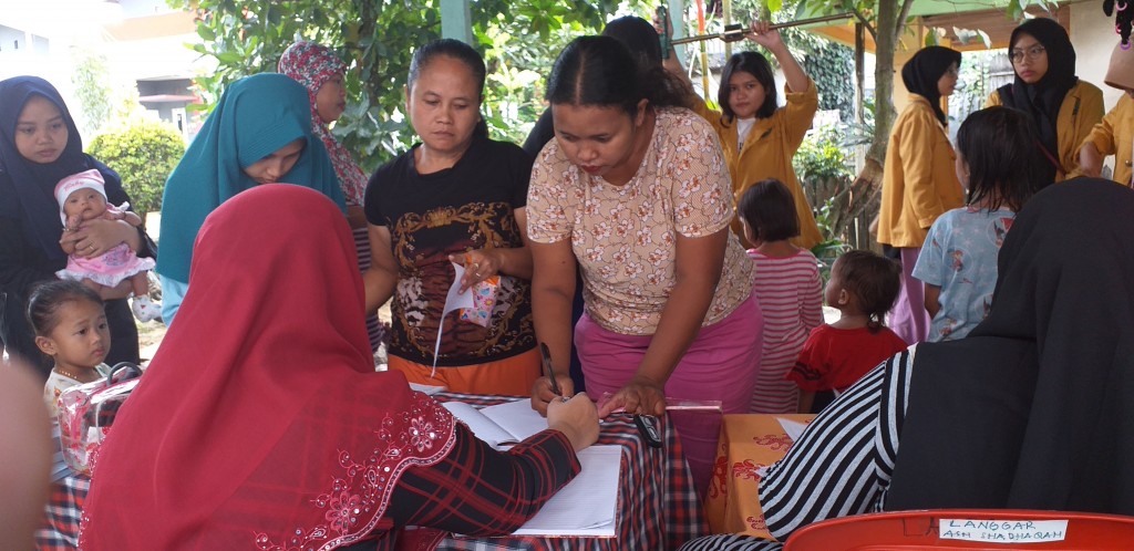 Kegiatan Posyandu Balita Setia Budi RT. 22 & 23