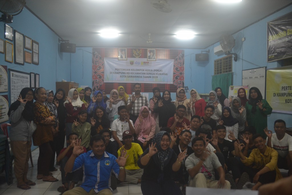 Pertemuan Kelompok Kerja di Kampung KB Kecamatan Sungai Kunjang Tahun 2019