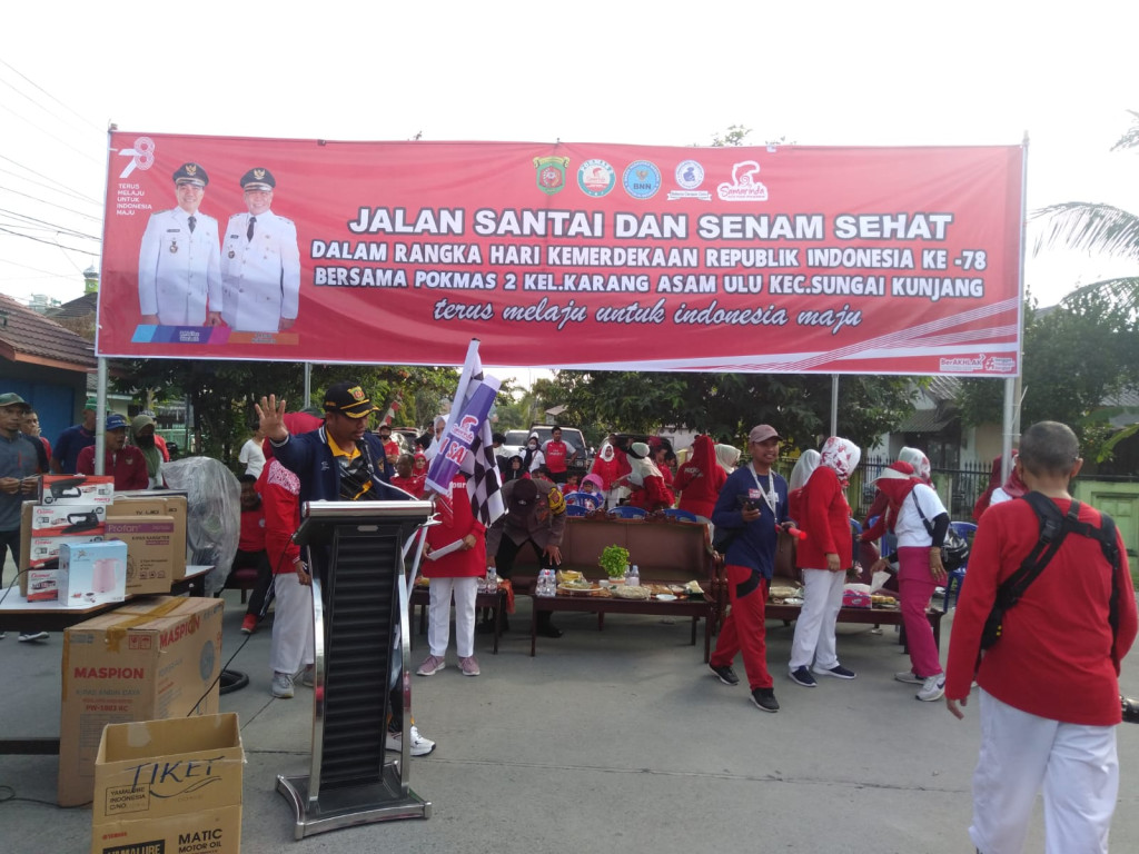 JALAN SANTAI PERAYAAN HUT KE-78 RI Bersama POKMAS 2