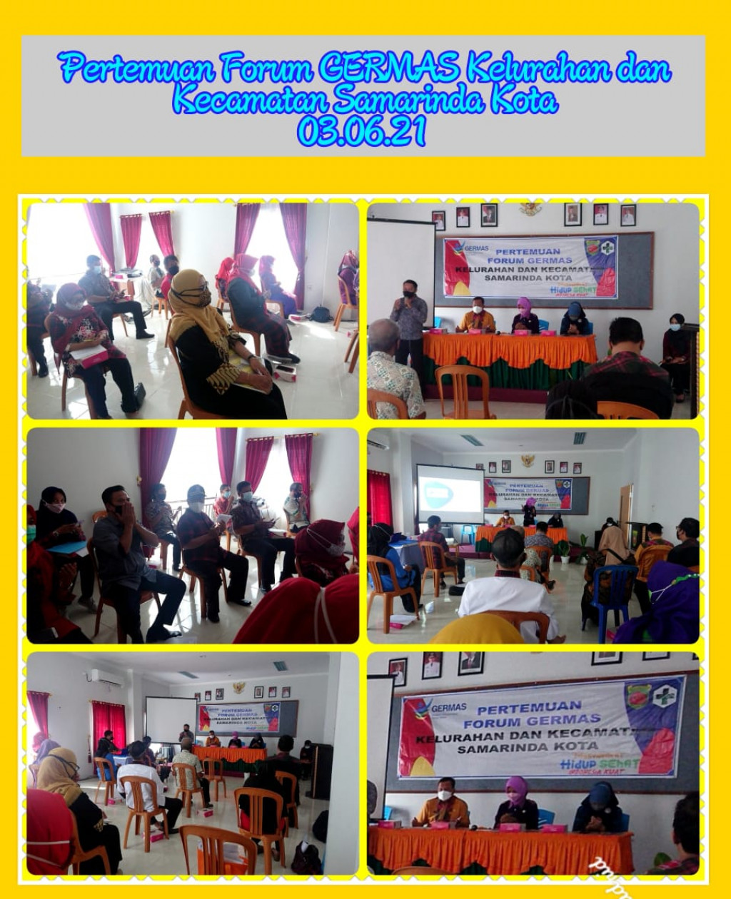 Pertemuan Forum GERMAS Kelurahan di Kecamatan Samarinda Kota