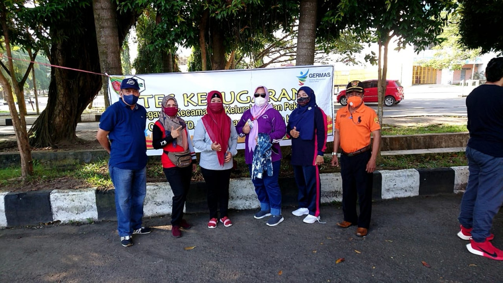 Tes Kebugaran untuk Pegawai Kecamatan, Kelurahan dan Pekerja oleh Puskesmas Samarinda Kota