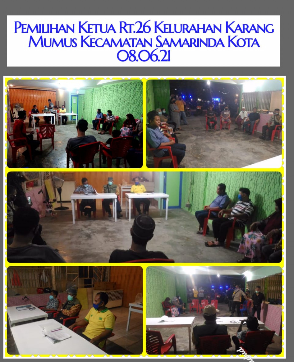Pemilihan Ketua Rt.26 Kelurahan Karang Mumus Kecamatan Samarinda Kota