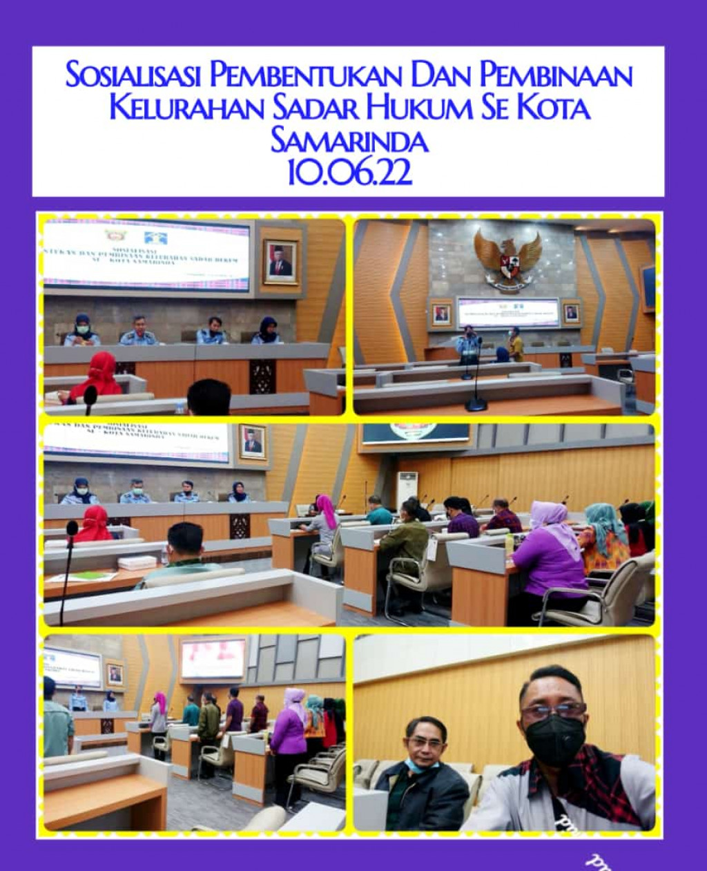 Sosialisasi Pembentukan dan Pembinaan Kelurahan Sadar Hukum Se Kota Samarinda