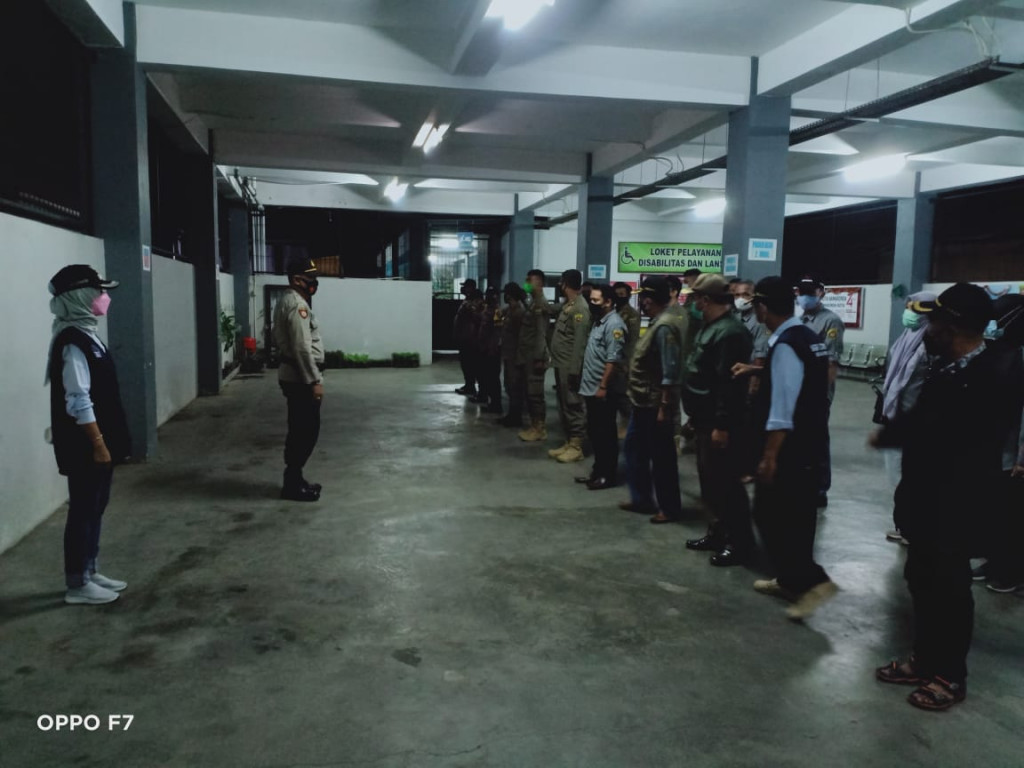 Mengikuti Prokes Bersama Tim Satgas Covid 19 Kecamatan Samarinda Kota