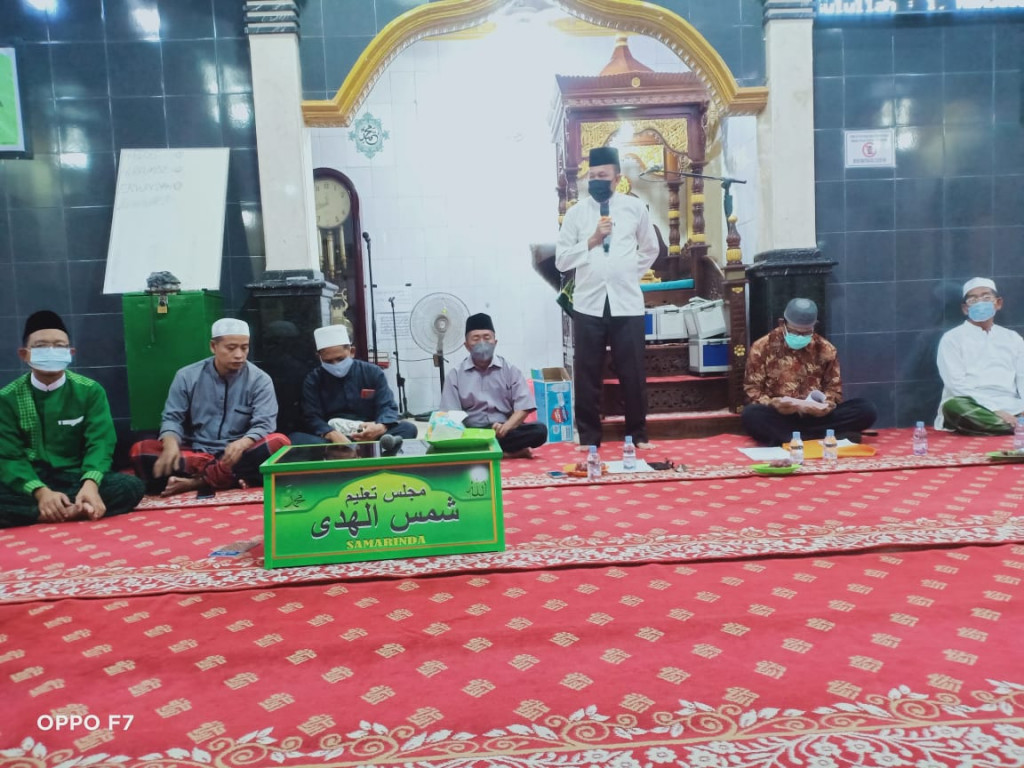 Menghadiri Rapat Pembentukan Pengurus Masjid Syamsul Huda