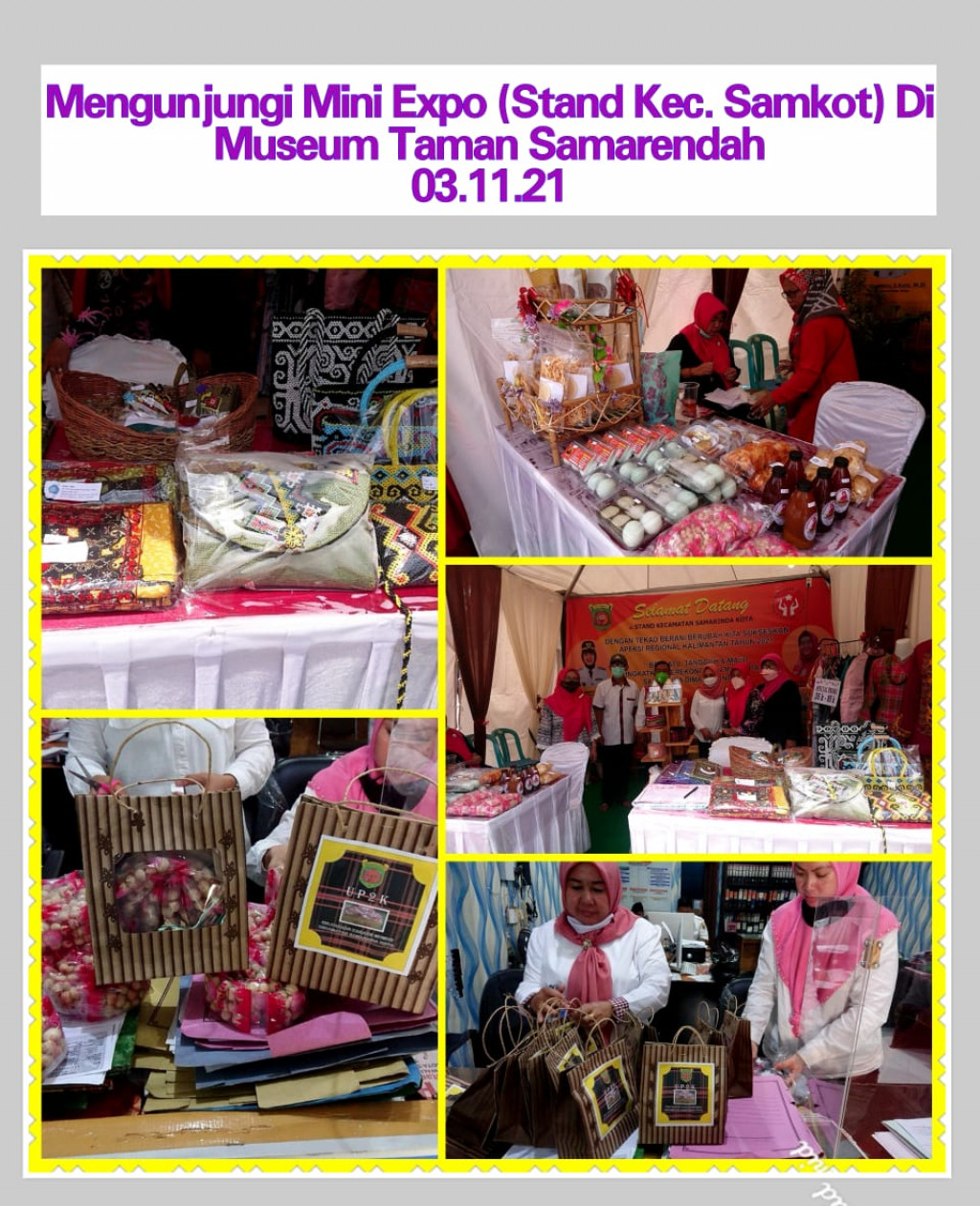 Mengunjungi Mini Expo ( Stand Kecamatan Samarinda Kota ) Di Museum Taman Samarendah