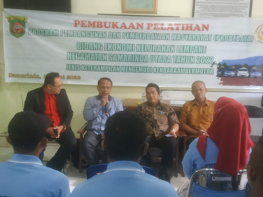 Launching Pelatihan Driver Program Probebaya Kelurahan Lempake