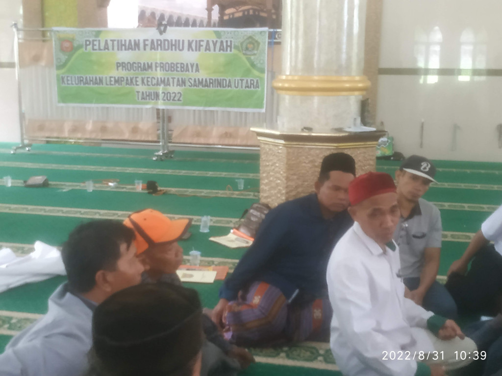 Pelatihan Fardhu Kifayah di Masjid Al Mujahidin, Masjid Al Mubarokah dan Masjid Baitul Muslim