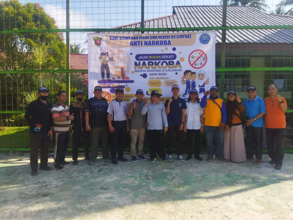 Sosialisasi Narkoba di SMA N 9 Lempake