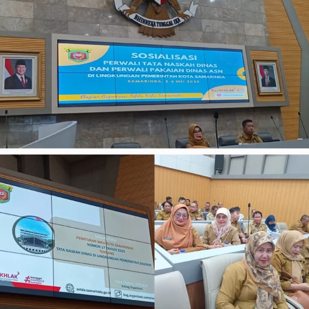 Sosialisasi  Perwali Tata Naskah Dinas dan Perwali Pakaian Dinas ASN