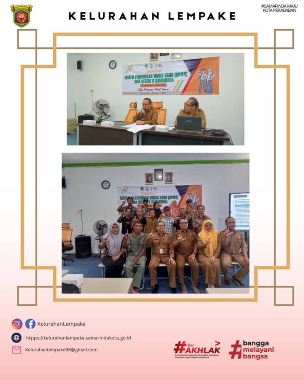 Sosialisasi Sistem Penerimaan  Murid Baru (SPMB) SMAN 9
