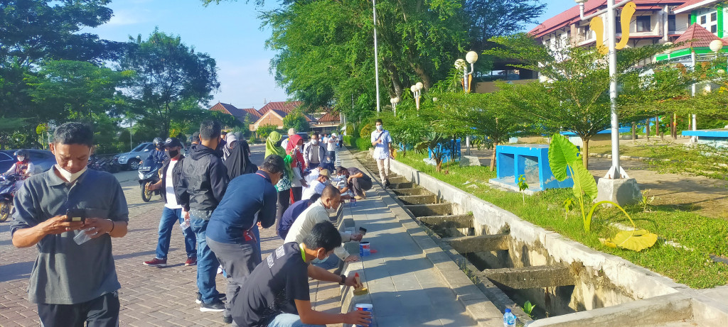 Organisasi Perangkat Daerah Kota Samarinda Gotong-royong di Jalan