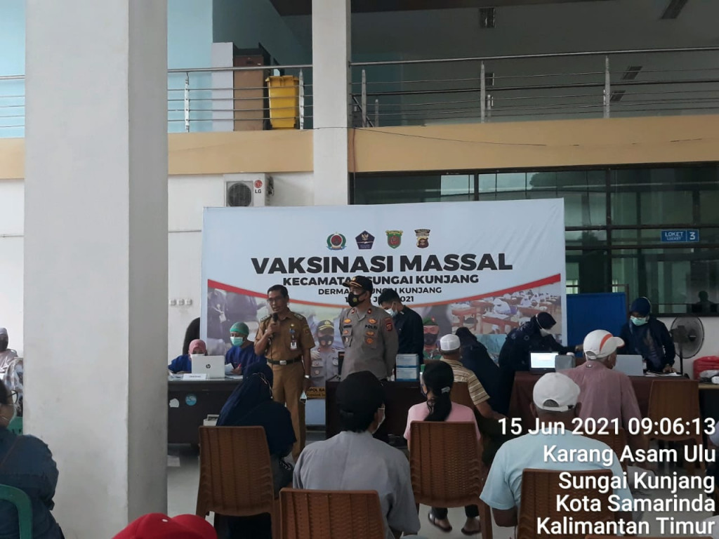 Vaksin Massal Kecamatan Sungai Kunjang