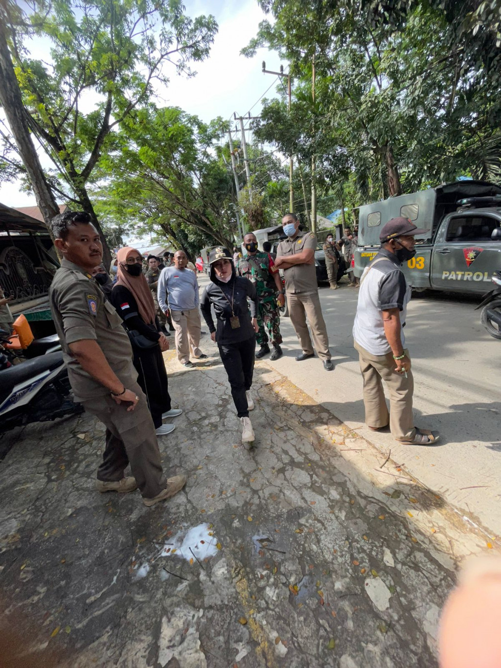 PENERTIBAN PKL DEPAN SMP NEGERI 16 LOA BAKUNG