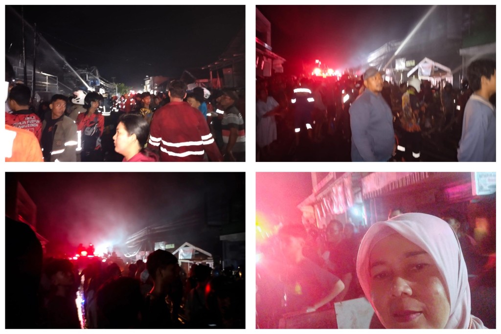 Musibah Bencana Kebakaran di Jalan Kemuning Kelurahan Loa Bakung