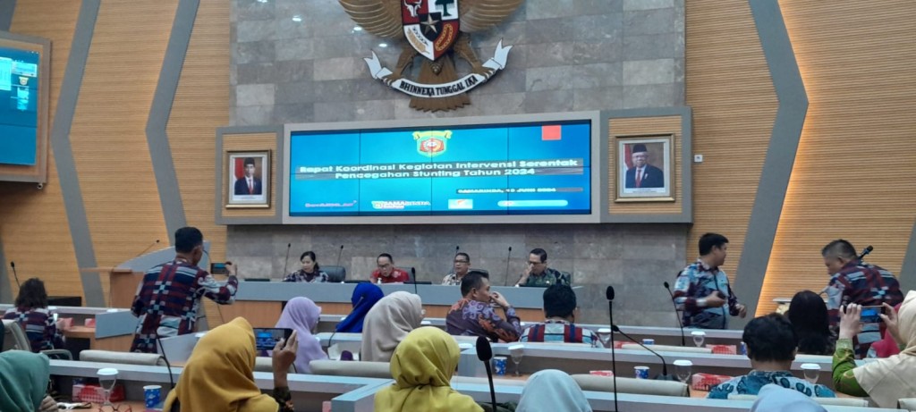 Rapat Koordinasi Kegiatan Intervensi Serentak Pencegahan Stunting Tahun 2024