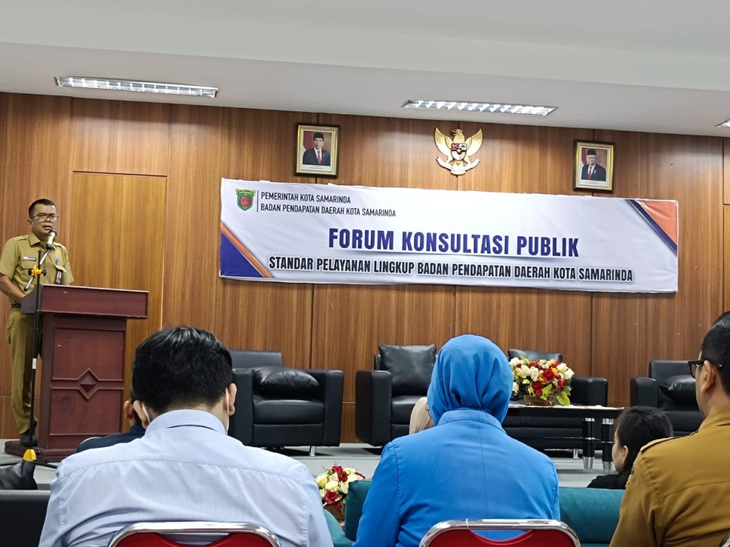 Forum Konsultasi Publik Standar Pelayanan Lingkup Badan Pendapatan daerah Kota Samarinda