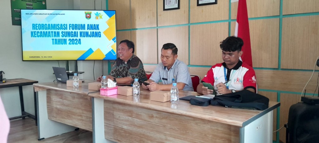 Rapat Reorganisasi Forum Anak Kecamatan Sungai Kunjang Tahun 2024