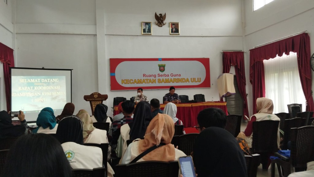 Rapat Koordinasi Pendampingan KPM Sembako (BPNT) se-Kota Samarinda.