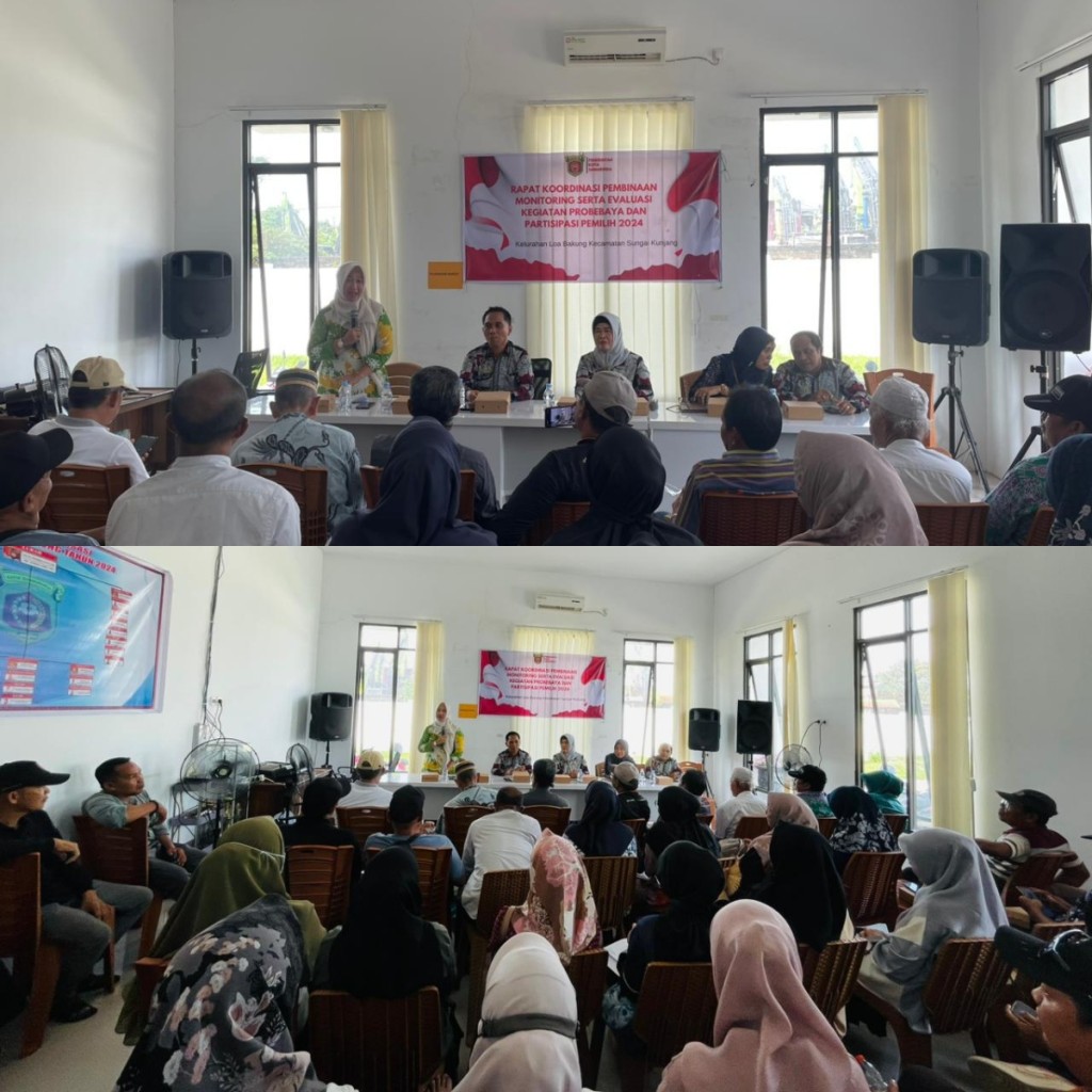 RAKOR PEMBINAAN MONITORING SERTA EVALUASI KEGIATAN PROBEBAYA DAN PARTISIPASI PEMILIH 2024