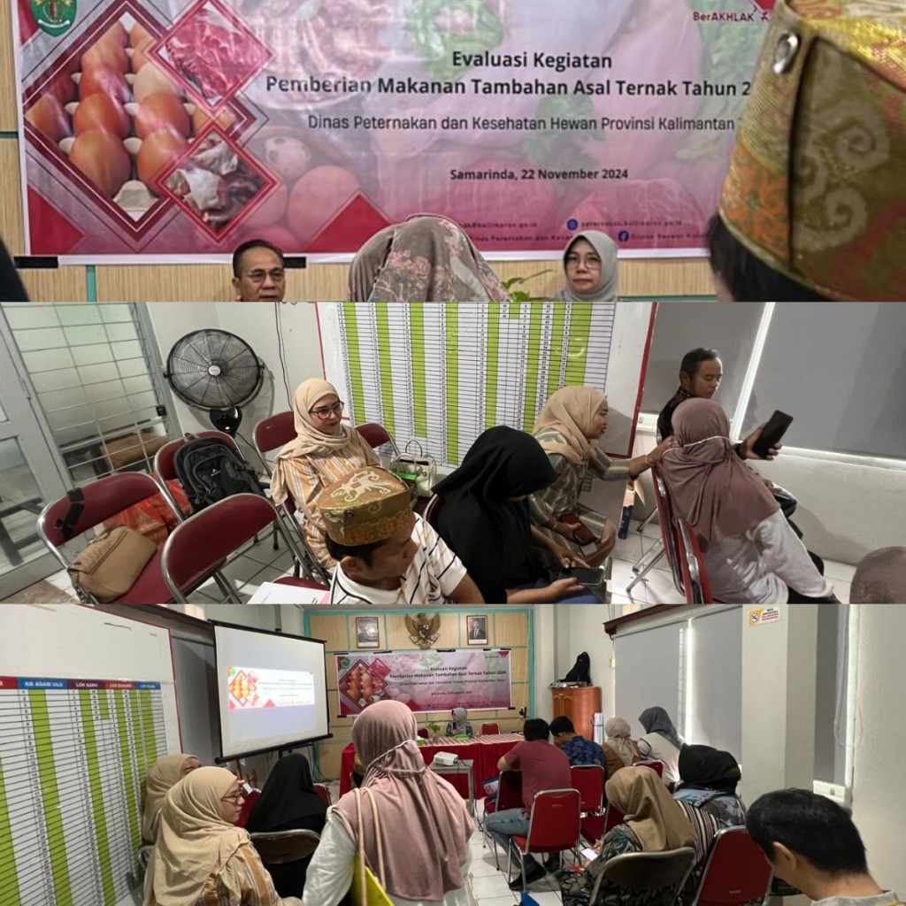 Evaluasi Kegiatan PMT Asal Ternak Tahun 2024
