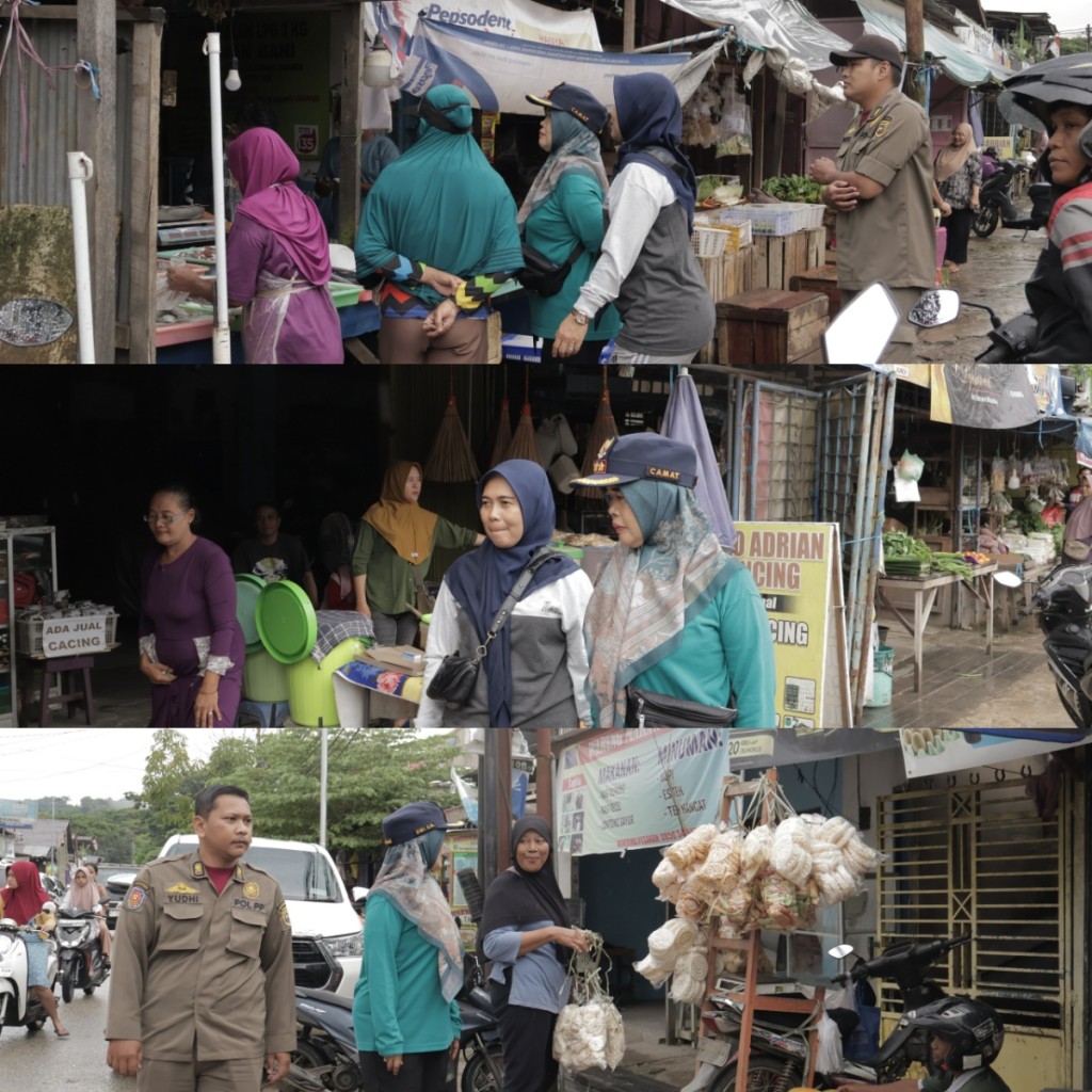 Monitoring Kegiatan Pasar Kemuning Kelurahan Loa Bakung