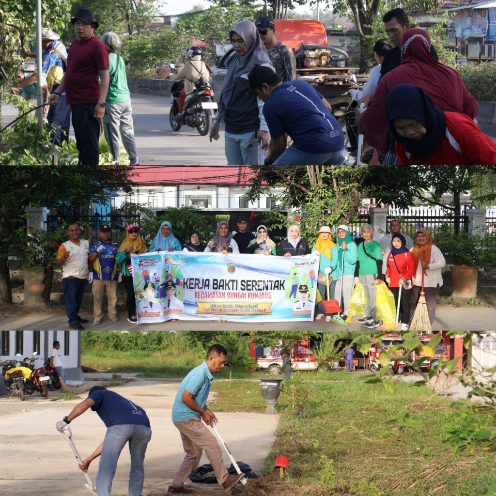 Kerja Bakti Serentak Dalam Rangka Hari Kesetiakawanan Sosial