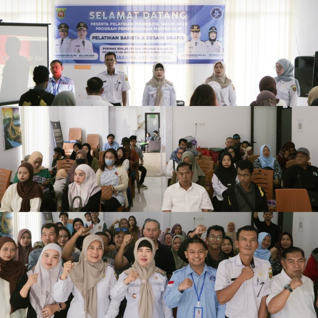 Pelatihan Barista & Desain Grafis POKMAS IKHLAS 2 Kelurahan Loa Bakung
