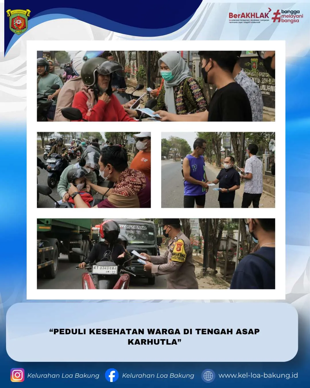 PEDULI KESEHATAN WARGA DI TENGAH ASAP KARHUTLA