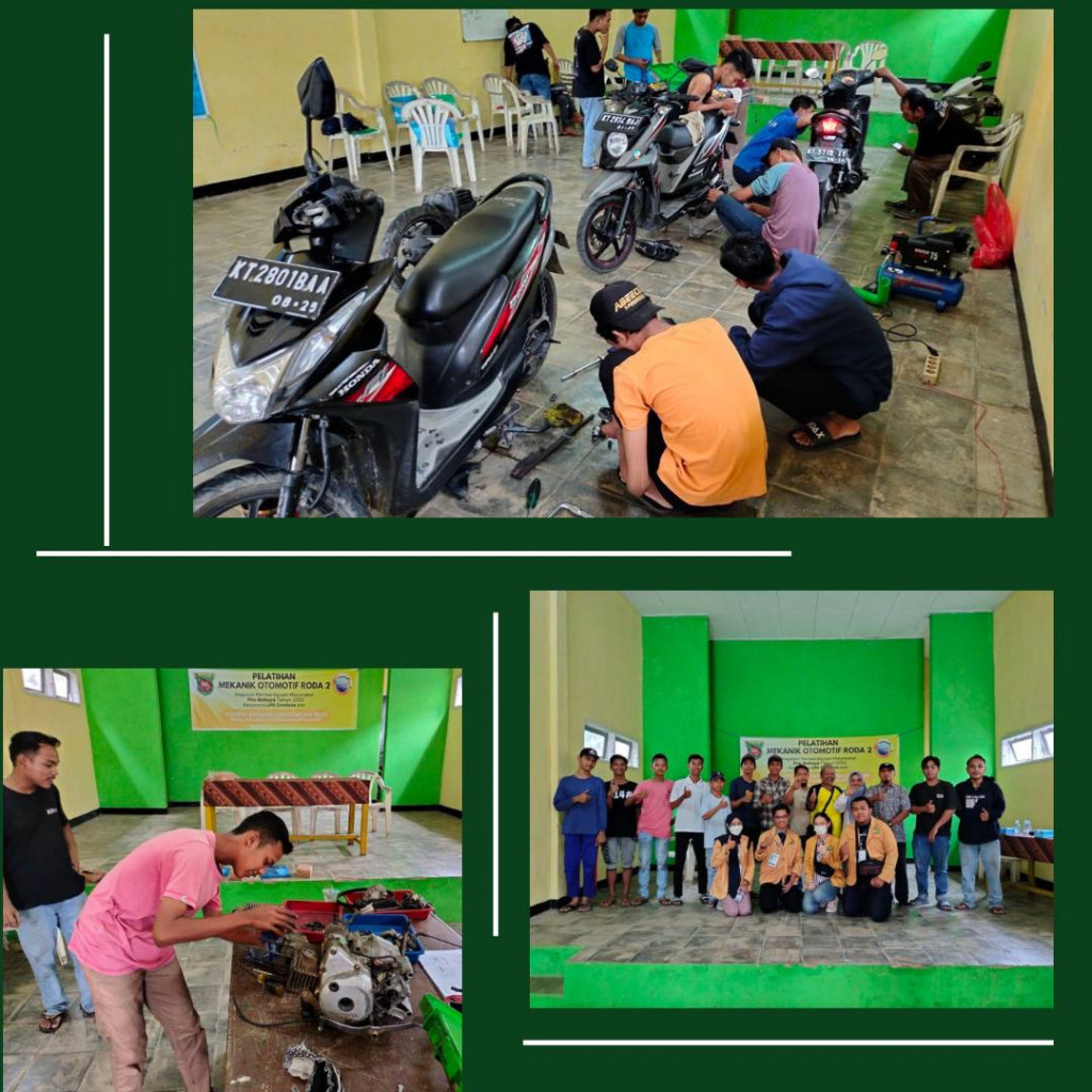Pelatihan Mekanik Otomotif Roda 2 kegiatan Pro-Bebaya
