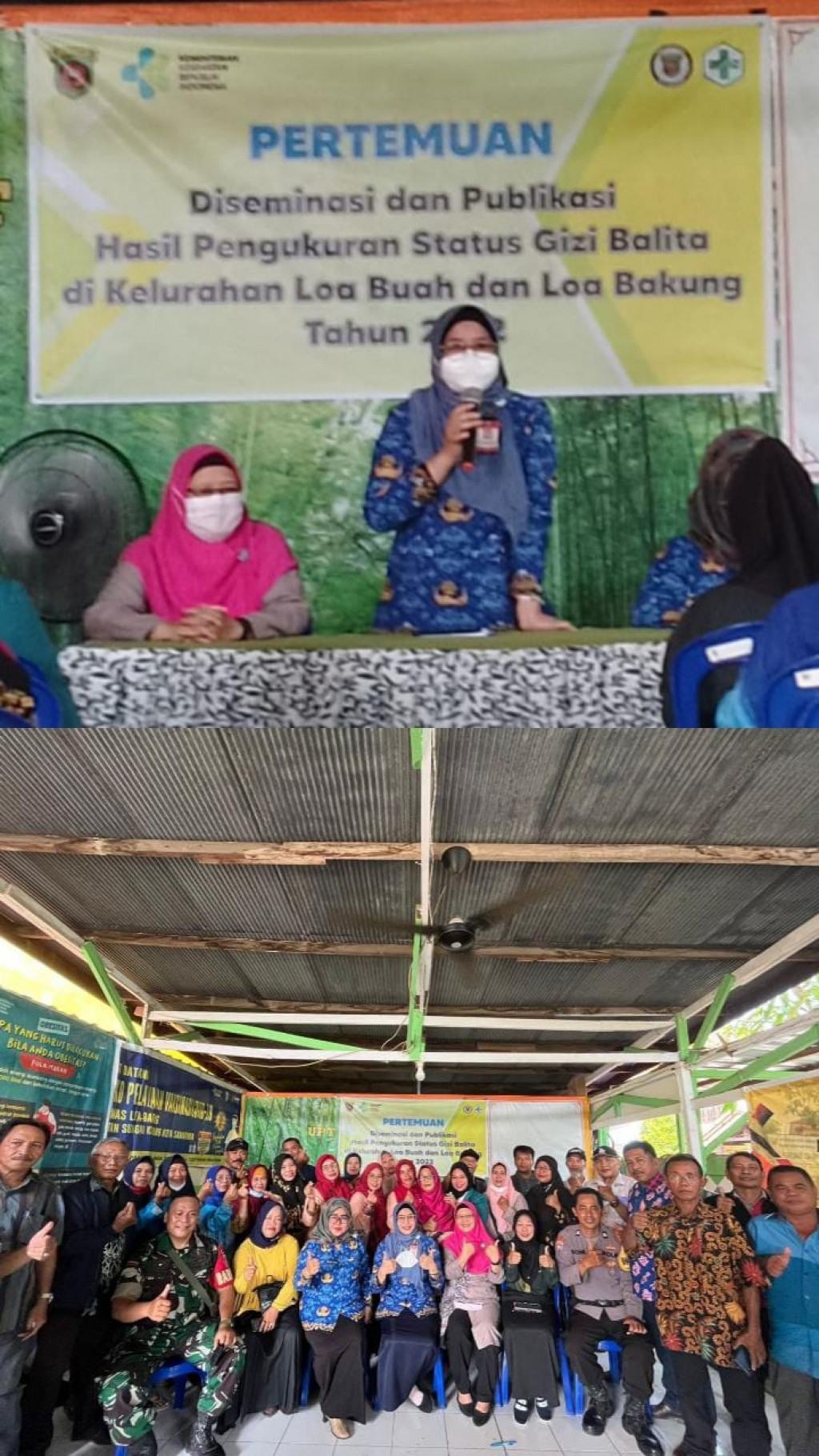 Pertemuan Diseminasi dan Publikasi Hasil Pengukuran Status Gizi Balita di Kelurahan Loa Buah dan Loa Bakung
