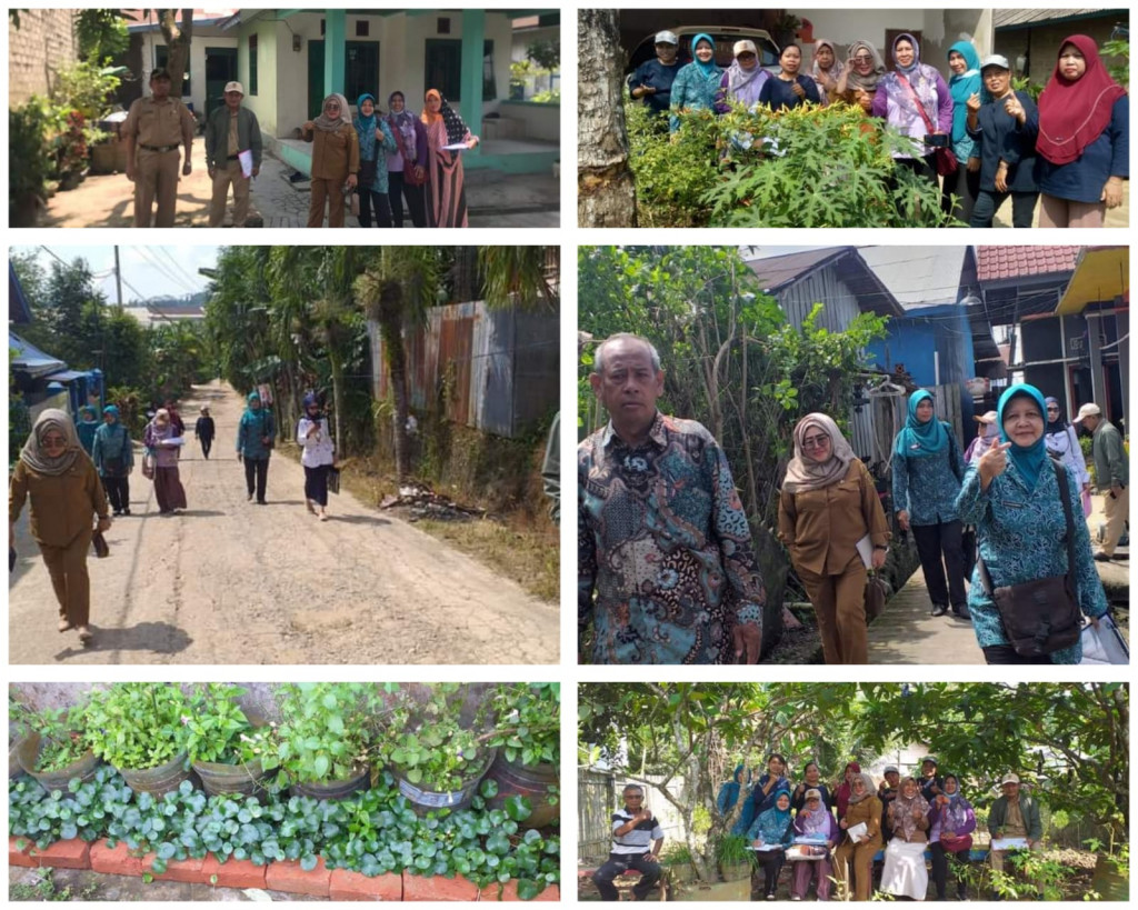 Verifikasi Lapangan Lomba Aku Hatinya Pkk Tk. Kecamatan Sungai Kunjang Lokus 5 Rt. (11,12,13,14,15) Di Kelurahan Loa Buah