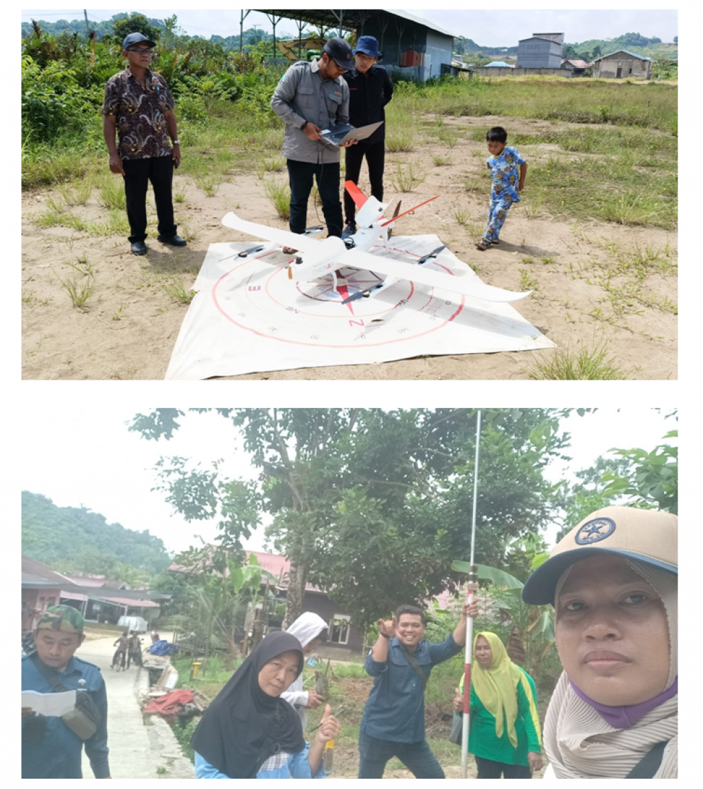 KEGIATAN PENGUKURAN ULANG TANAH WARGA OLEH BPN DI KELURAHAN LOA BUAH